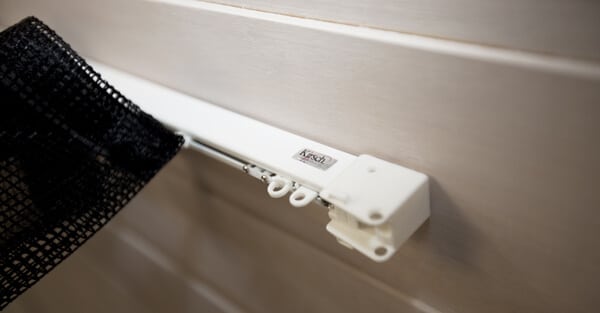 Detaljbild av A-skena.